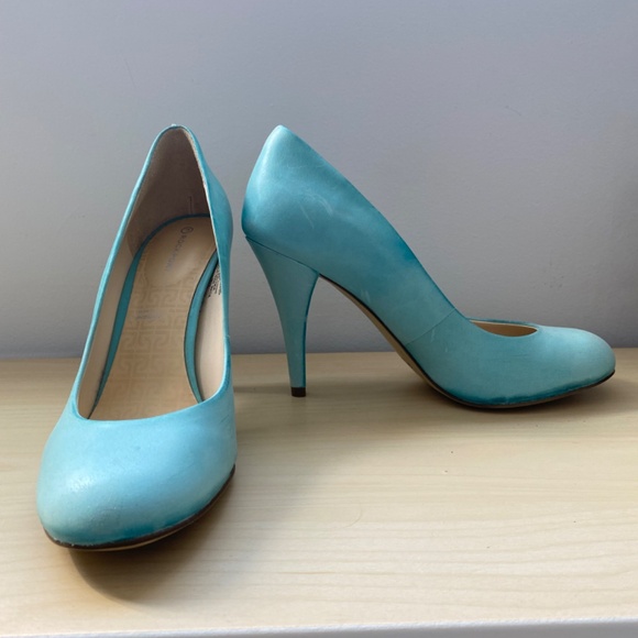 Rockport heels, Robin's egg blue, size 8.5 - Picture 4 of 4